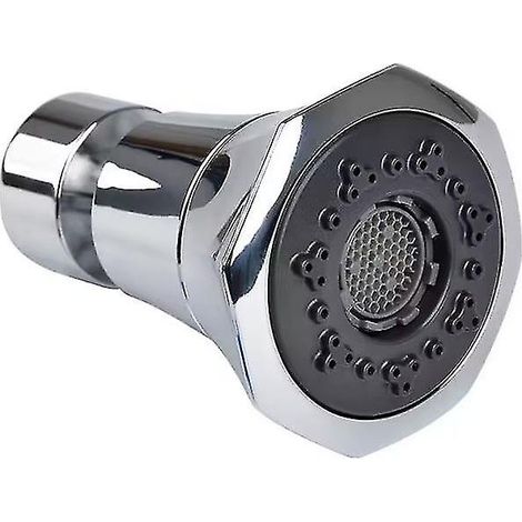 Aeratore rotante per rubinetto con filtro a bolle per il risparmio idrico, getto, prolunga universale per rubinetto, soffione doccia in schiuma - AquaForge (1/5)