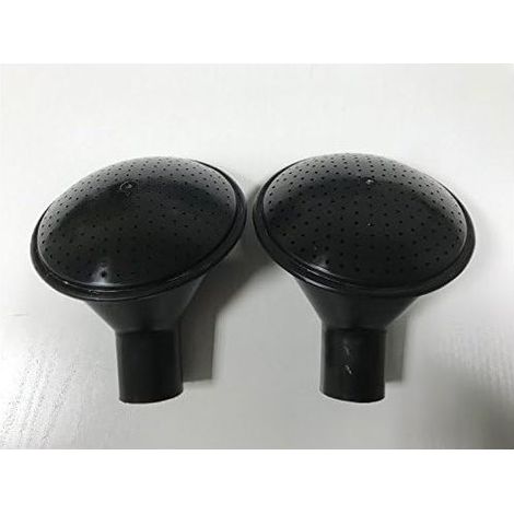Geli 2er-Pack Ersatz-Duschköpfe für 8-, 10- und 14-Liter-Gießkannen, Schwarz, Clip-On-Duschkopf für Garten, Blumenbeet, Grab usw. (1/2)