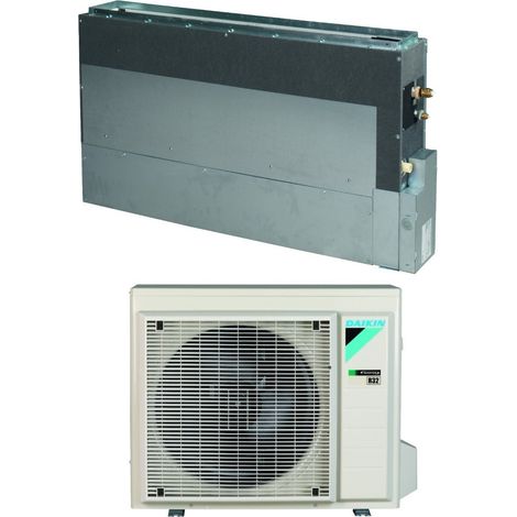 Climatizzatore Condizionatore Daikin Bluevolution a Pavimento ad Incasso Mini Sky 9000 Btu FNA25A9 R-32 Wi-Fi Optional