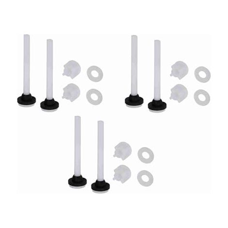 Screw Set Aging Resistant Excellent Tenacity Stable Reliable Light Rubber Screw Toilet Toilet Water Tank Fixing Tool (1/5)