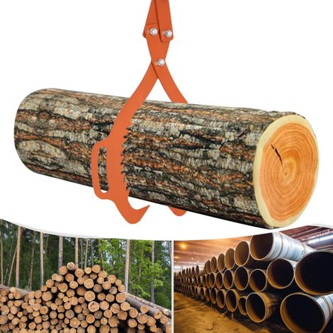 Holzklame Anti-Rutsch-Hängehaken, Holz Hebewerkzeug mit großer Öffnung, kann 1000kg tragen