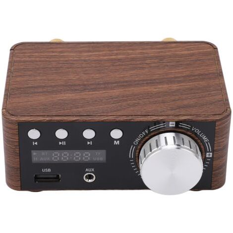 Amplificateur Audio numérique, petit lecteur de carte mémoire, ampli stéréo HIFI, USB, Bluetooth 5.0, 50W x 2