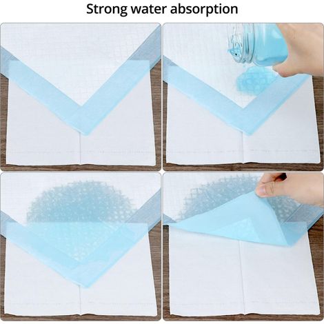 Tapis de Propreté pour Chien et Chiot Alèse Jetable Haute Absorption 55x85 cm Lot de 50 (1/5)