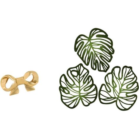 Poignée de meuble Baoblaze en laiton, motif feuille palmier (1/5)