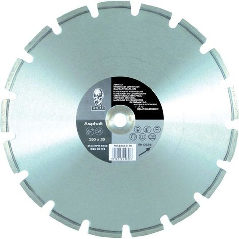 Disque diamant pour FG, Asph.Atlas Asphalt,350x25,4 (1/2)