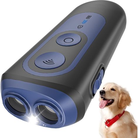 Anti Aboiement Chien Ultrason Puissant 3 Modes Portée 15m Autonomie 30Jours (1/5)