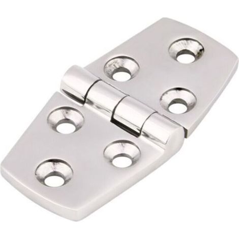 Stainless Steel Flush Door Hinge for Marine Boat Cabin Door 76 x 38mm (1/4)