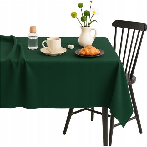 Tovaglia liscia per tavolo rettangolare 140x200, tovaglia opaca grande universale