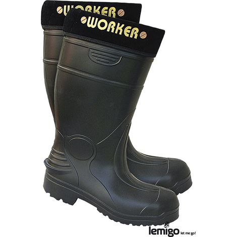 Lemigo Thermostiefel gefüttert schwarz SB P SRB FO CI E bis -30°C 46