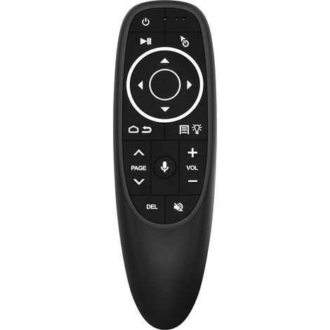 Intelligente Pro G10S Fernbedienung - Sprachgesteuerte Air Mouse mit Gyroskop, 2.4G kabellos, universelle Steuerung für TV, Box, Projektor, Smart Home, Plug and Play (2 Stück) (1/5)