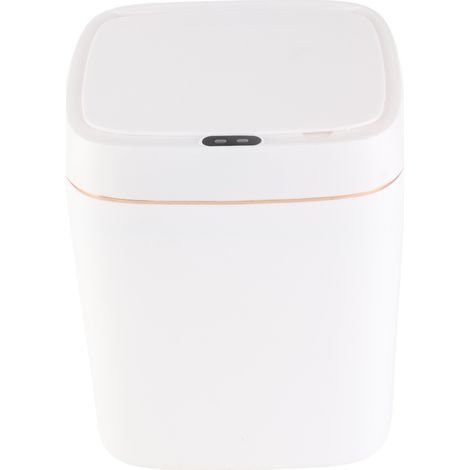 Automatic Touchless Motion Sensor Trash Can 11L Plastic Rectangular Garbage Bin for Bedroom Kitchen Hotel Office (1/4)