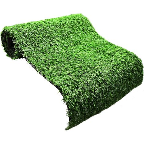 Chemin de Table en Tapis Gazon – 35cm x 120cm (13,8in x 48in) Faux Gazon pour Balcon, Herbe Synthétique Extérieur, Tapis Gazon pour Décorations (1/5)