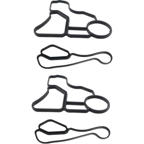 4 joints d'étanchéité pour boîtier de filtre à huile moteur (référence 11428637821 ou 11428637820), compatibles BMW E60, E82, E83, E84, E90, E92 et E93 (1/5)