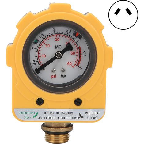 Pompe à eau automatique avec régulateur de pression, filetage NPT4, 1500W 30A, 0‑60psi, modèle E04‑1500AU, prise AC220V (1/5)
