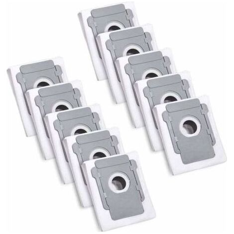 10 Remplacement Roomba pour iRobot Roomba i7 i7+ / S9 / S9+ / i3/ i3+ / i4 Sacs à poussière pour aspirateur, sac de support d'extraction de sac à poussière pour iRobot Roomba Allen Clean (1/5)