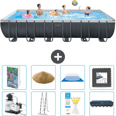 Ultra XTR Pool Rechteckig - 732x366x132 cm - 9-teilig S528
