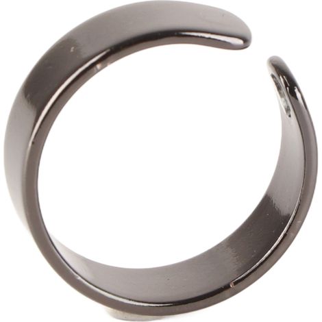 Bague magnétique ouverte pour homme, contrôle de l'appétit, soulagement de la fatigue, bague magnétique simple et sûre en cuivre noir (1/5)