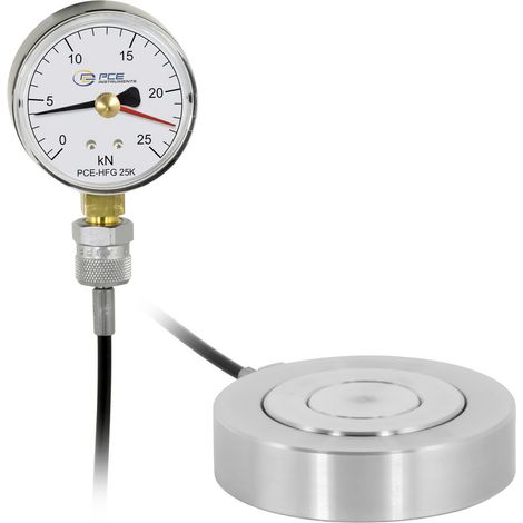 PCE Instruments PCE-HFG 25K-E100 Dynamomètre 0 - 2500 N d'usine (sans certificat) (1/5)