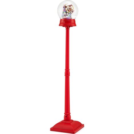 Farol navideño musical con noria, 8 melodías