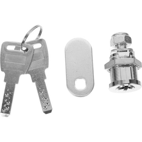 Serrure de placard en acier inoxydable avec clés (1/5)