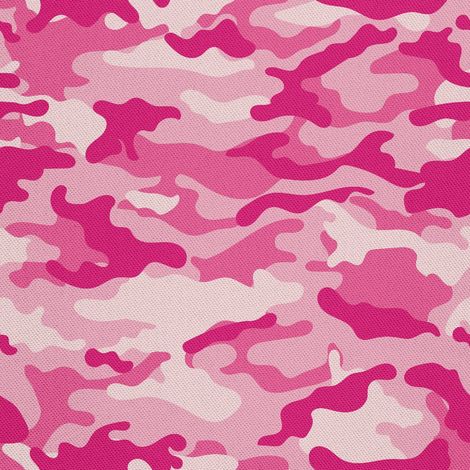 Outdoor-Dekostoffe Oxford - Motiv Rosa Camouflage (1/5)