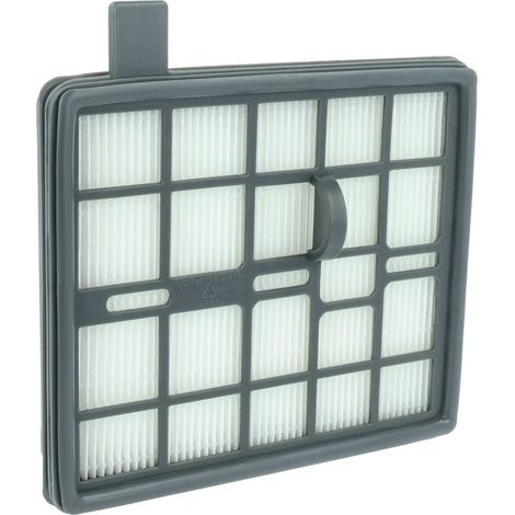 vhbw Filtro reemplaza Nilfisk 12404730 para aspiradora - filtro Hepa gris blanco (1/4)