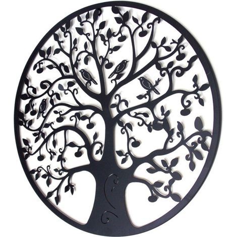 Künstlerische Lebensbaum-Dekoration – Modell A – Abmessungen 28 × 28 cm – Gewicht 140 g