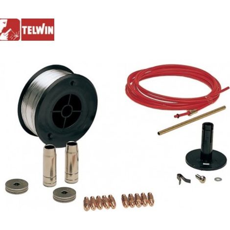 Kit saldatura MIG-MAG acciaio per bombola ricaricabile 802148 TELWIN