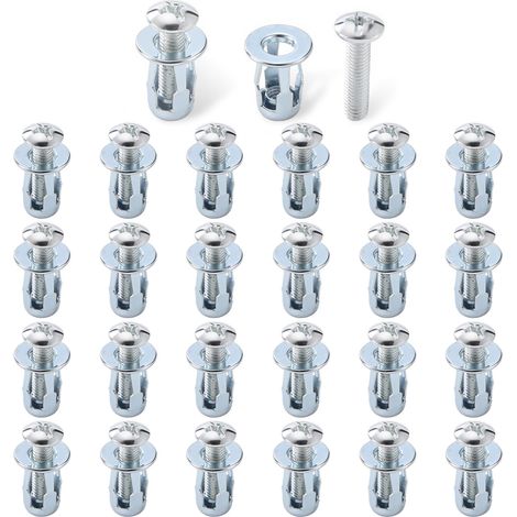 25 Pcs pour Cheville Placo Charge Lourde, M8x30 Cheville Brique Creuse, Chevilles à Cavité, Chevilles Parpaing Creux, Chevilless Expansion de Métallique, Ancrages (1/5)