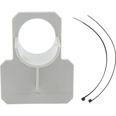 Support tuyau piscine 3.7cm, support flexible piscine hors-sol, support tuyau avec rubans gris (1/5)