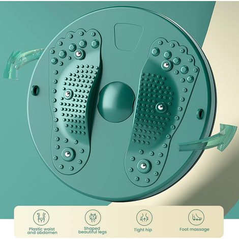 Disque de torsion pour la taille Yoga Waist Whisper - Disque de torsion pour le remodelage corporel, exercice de torsion de la taille, ceinture amincissante pour femmes, perte de poids/exercice cardio (1/4)