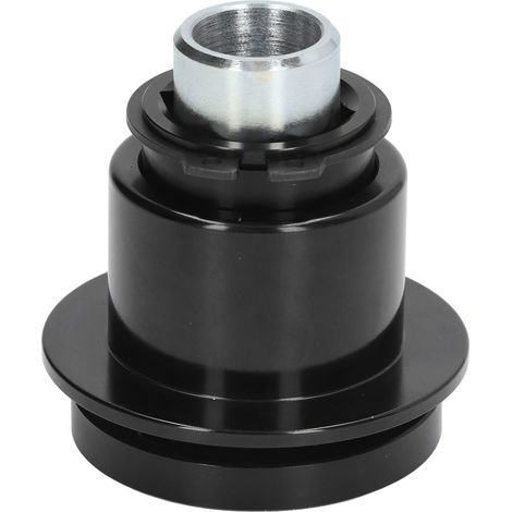 Schwarzes Aluminium-Lenkrad mit Schnellverschluss, 3 Löchern und 360°-Basis für den Rennsport, schnell abnehmbar, Sportlenkrad-Zubehör (1/5)