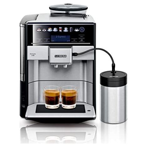 Siemens EQ 6 plus s700 máquina de café negro acero inoxidable