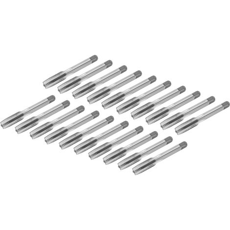 20 tarauds manuels métriques à goujure droite en acier allié M12 (1/5)