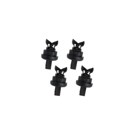 Set di 4 clip di fissaggio per ripiano posteriore, 7705099001 8200675047, ricambio compatibile per clip di fissaggio della catena dell'auto Clio/Megane, ripiano posteriore dell'auto