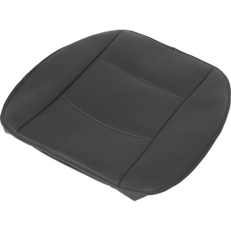 Coussin de siège avant de rechange en cuir PU pour voiture, berline 4 portes et SUV, noir