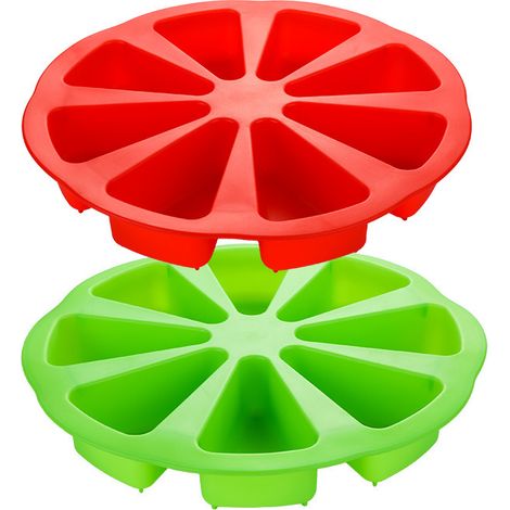 Moule à pâtisserie, moule à gâteau en silicone alimentaire, moule à gâteau Sikang antiadhésif épais à 8 alvéoles, plaque à pizza (1/5)