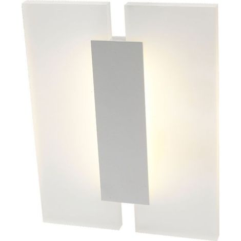 Italux Jacob - Lámpara de pared LED moderna blanca, blanco cálido 3000K 840lm