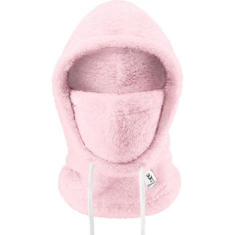 Warme Fell-Sturmhaube für Winterskifahren, Arctic Velvet, Größe L – rosa (1/5)