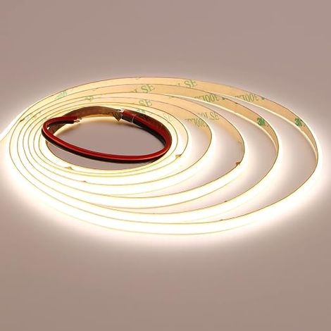 Ruban LED 12V 3mm 5M Blanc Naturel 4000K Autocollant (1/5)