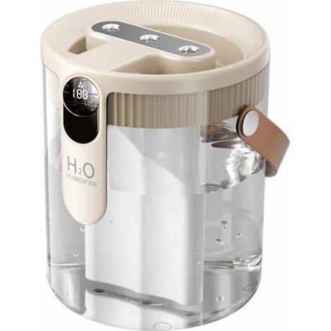 Humidificateur à 3 Brumisateurs Portable - Grand Réservoir & Éclairage Ambient (1/4)