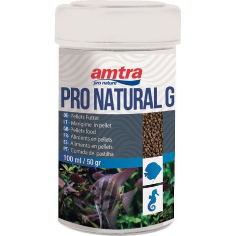 Amtra Pro Natural Gran Soft 250 ml (confezione singola): Amtra Pro Natural Gran Soft Mangime in pellet soffici al tatto a base di farine di vermi per pesci d’acquario