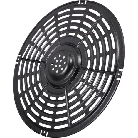 Vassoio di ricambio rotondo antiaderente da 20 cm per friggitrice ad aria, lavabile in lavastoviglie. (1/4)