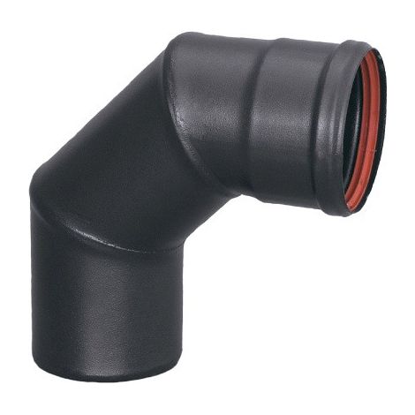 GOMITO STUFA PELLET 88 - 100 MM