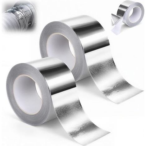 Ruban Adhésif Aluminium, 60mmX50m Ruban Aluminium Autocollant (1/5)