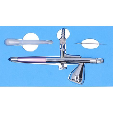 G1/8 Airbrush-Spritzpistolen-Set, Farbspritzpistolen-Set für rosa Musterdruck, Heimdekoration (1/5)