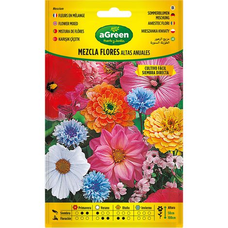 Sobre con semillas mezcla de flores altas anuales 300592BOLSH Agreen