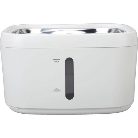 Fontaine à eau sans fil pour chat, batterie 2,5 L 3000 mAh, détection automatique, circulation d'eau, filtration efficace, distributeur d'eau silencieux pour animaux. (1/5)