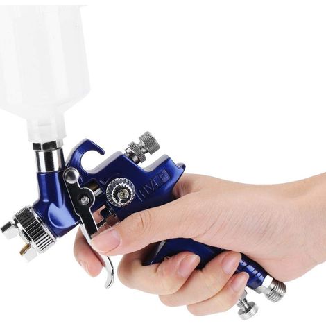 Buse de 1,0 mm, pistolet H-2000 HVLP, mini-pulvérisateur pneumatique, aérographe électrique pour peinture automobile