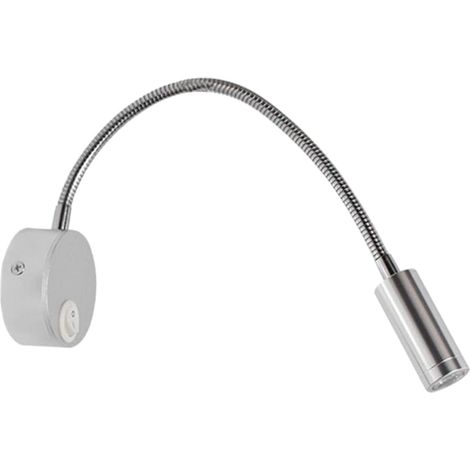 Operitacx Lampe LED de Lecture Chevet Argentée en Aluminium pour (1/5)